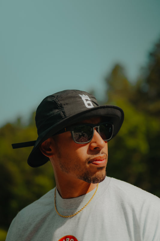 "Black Performance Bucket Hat"